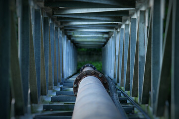 Pipeline is built to channel water