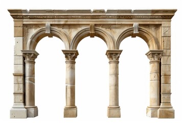 Obraz premium Ancient stone arches architectural structure