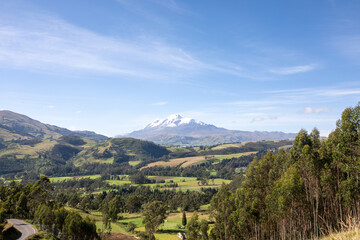 Mount Cayambe, Ecuador.	