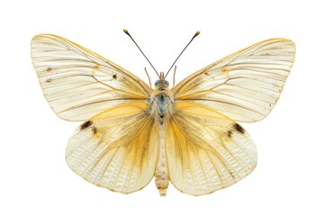 Fototapeta premium Delicate yellow butterfly wings