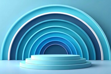 Obraz premium blue background with space