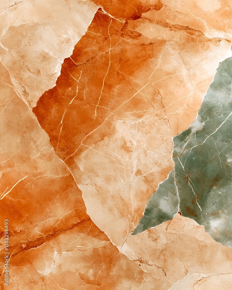 Poster luxurious marble inspired background with intricate veining and patterns creating a visually compell