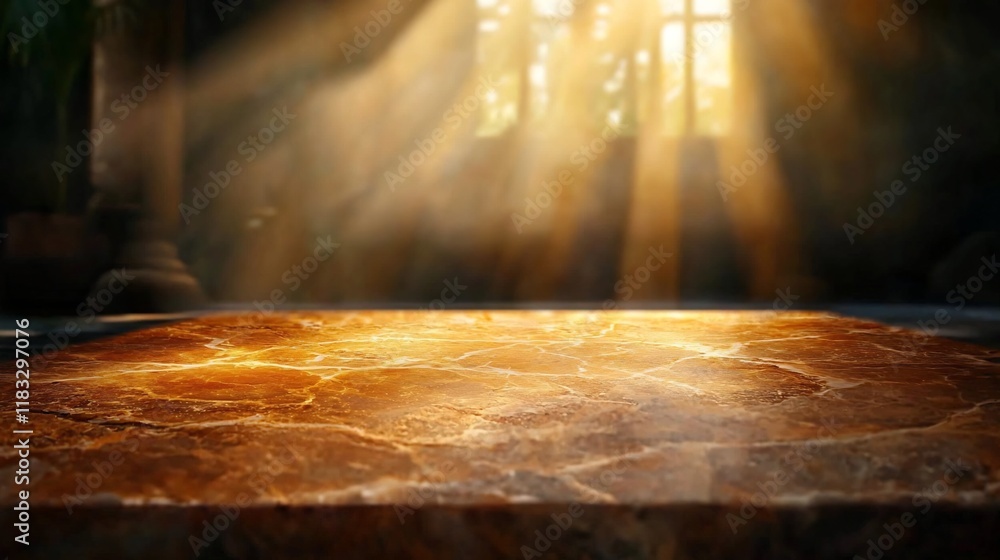 Poster luxurious marble inspired surface with intricate veining patterns polished and glossy finish soft li
