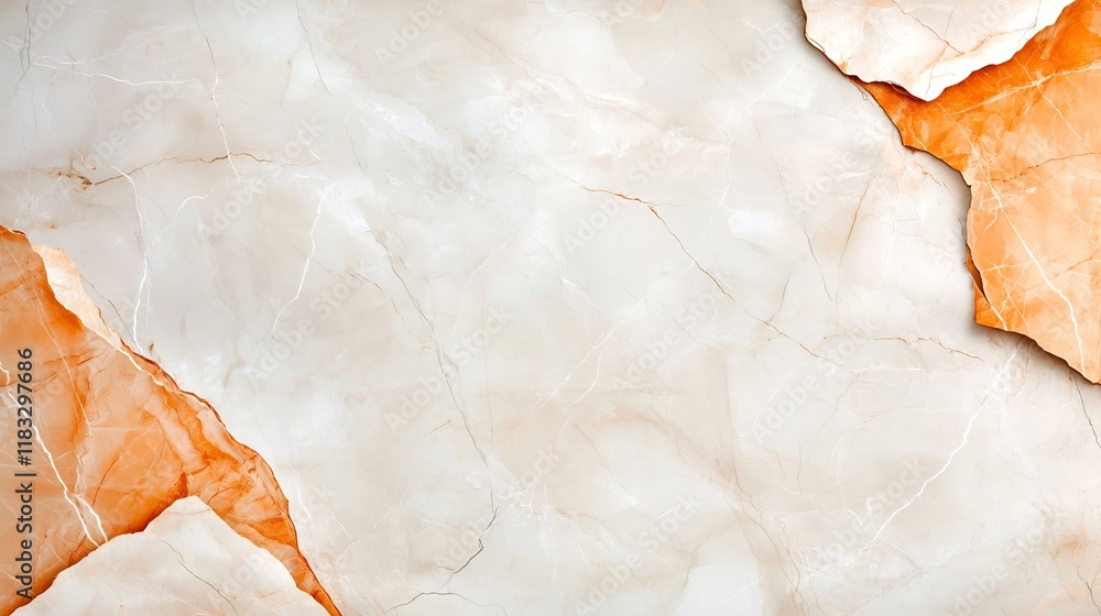 Aufkleber refined and elegant marble effect background showcasing natural organic veining with flowing etherea