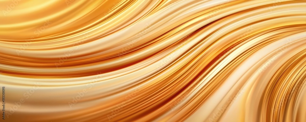 Aufkleber Gold abstract background concept. Abstract flowing golden waves creating a smooth and elegant background effect.