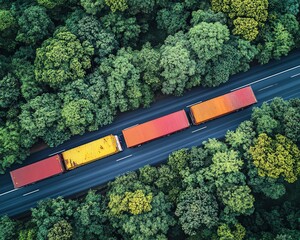 Green logistics and transport system using ecofriendly technology and clean energy