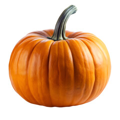 Obraz premium Whole pumpkin isolated on transparent background