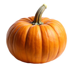 Obraz premium Whole pumpkin isolated on transparent background