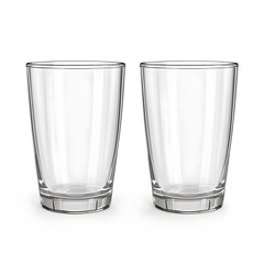 Clear glass tumblers perfect for any beverage or occasion