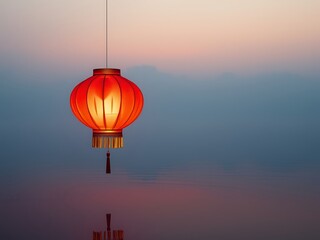 Obraz premium chinese lantern on the wall