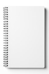 Blank spiral notebook backgrounds diary page.