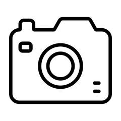 Camera Vector Line Icon Design