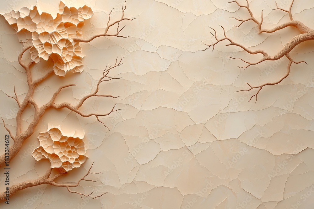 Poster elegant marble like stone texture with intricate natural patterns polished luminous surface complex 