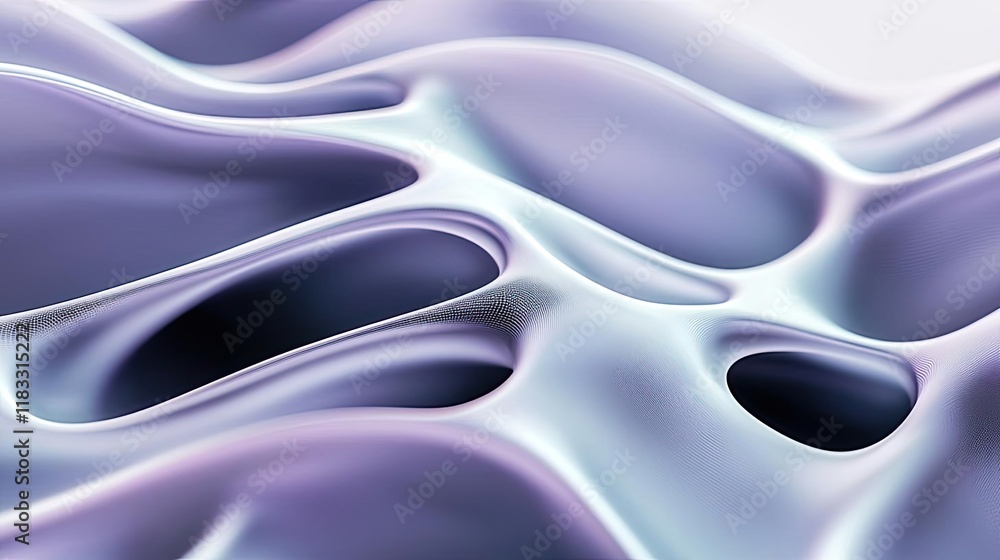 Aufkleber layer abstract background idea. abstract fluid shapes in shades of purple creating a modern, dynamic