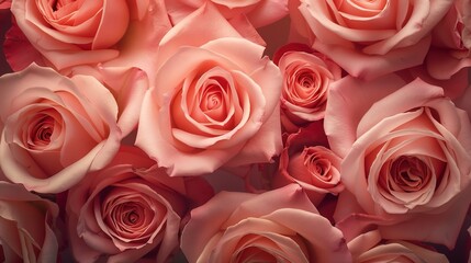 Fototapeta premium rose seamless pattern wallpaper