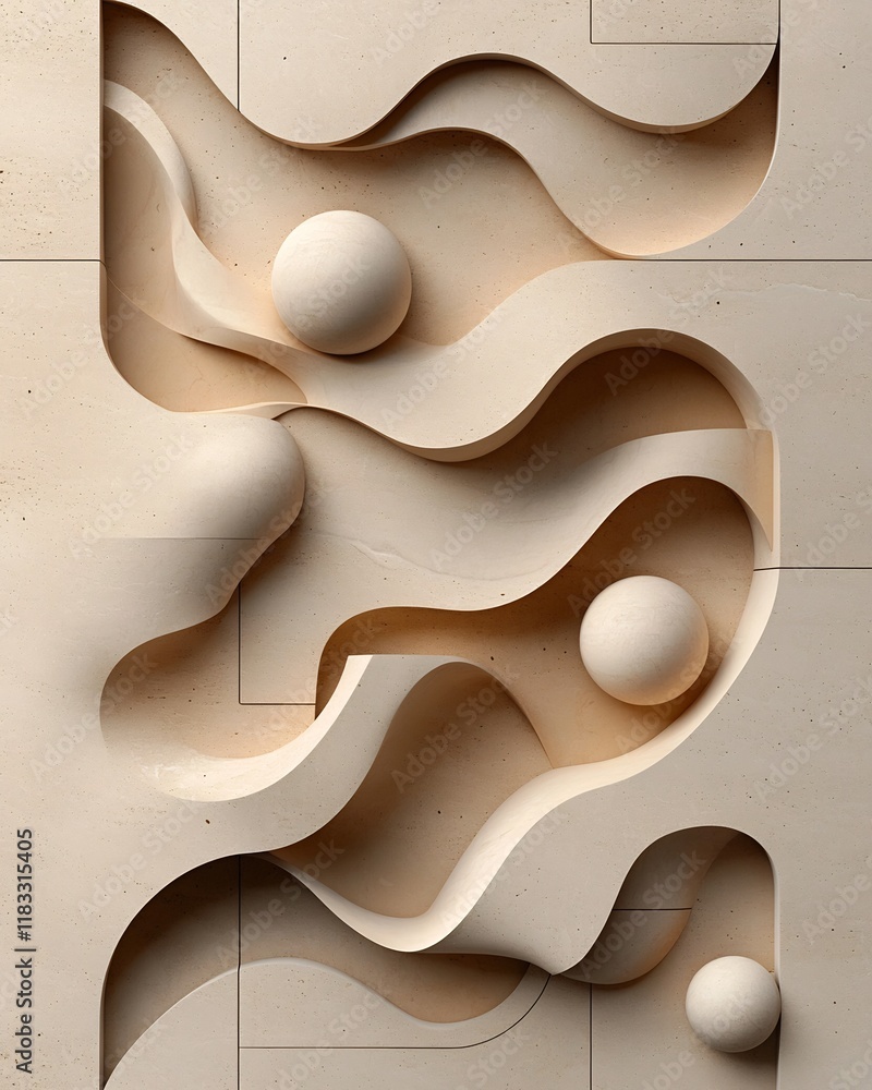 Poster captivating marble inspired textured surface with a mesmerizing abstract design of undulating organi