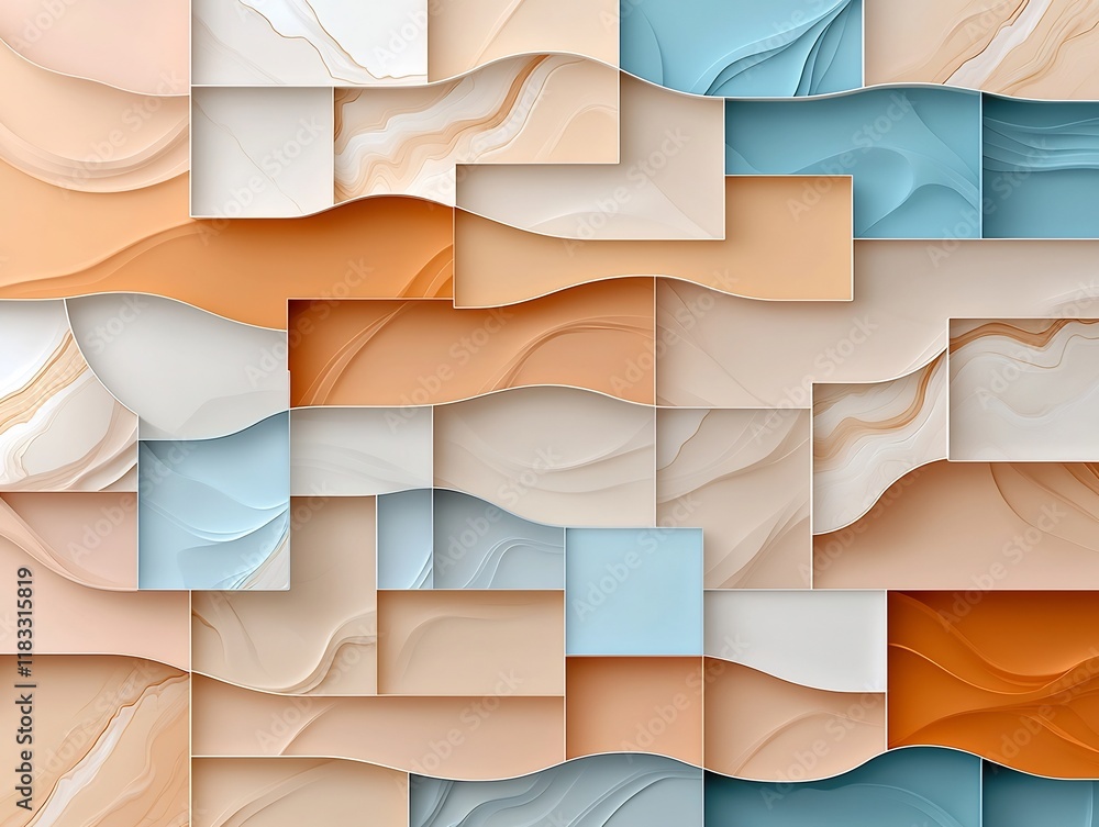 Poster smooth and intricate marble effect texture with swirling monochromatic tones and polished finish thi