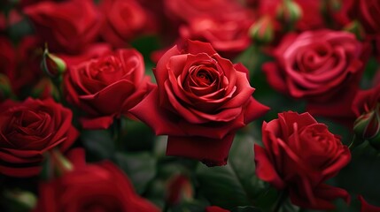 Naklejka premium rose seamless pattern wallpaper