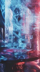 Surreal Smoke and Haze: A Dreamlike Table