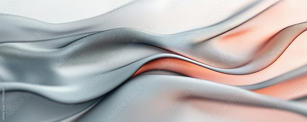 Poster watercolor abstract background concept. elegant flowing fabric with soft hues, creating a serene and