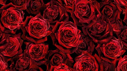 Fototapeta premium rose seamless pattern wallpaper