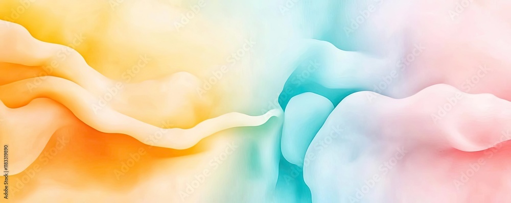 Poster watercolor abstract background concept. a vibrant abstract background with flowing colors creating a