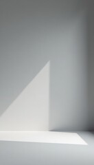 Obraz premium Clean, bright grey studio setting, abstract backdrop, wall, abstract, background