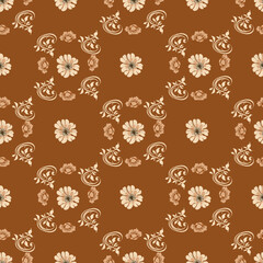 Ikat seamless floral pattern  , Motif ethnic  floral seamless textil,  embroidery, print striped ornament floral, pattern, design for wrapping, silk, scarf, background, text