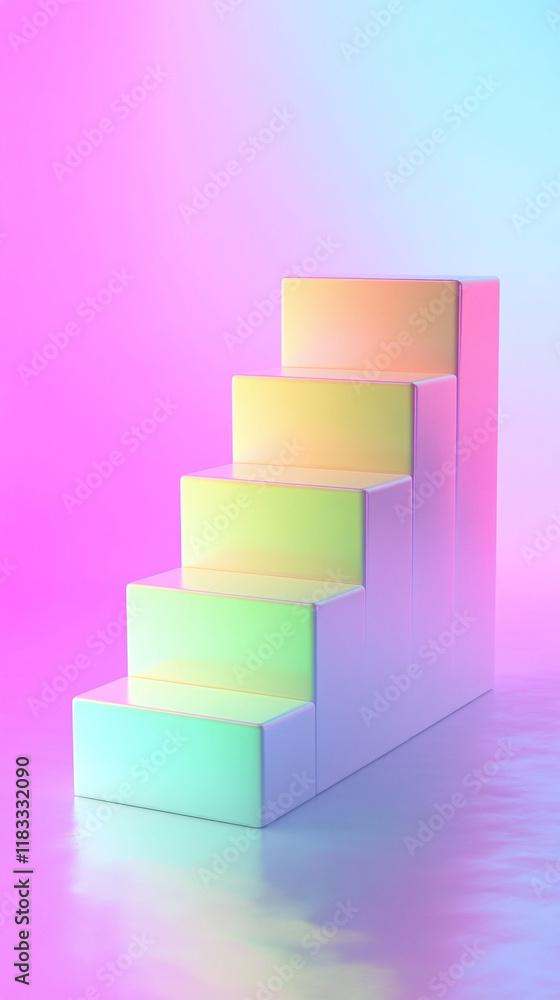 Aufkleber loading bar concept over a digital gradient symbolizing progress in education technology.
