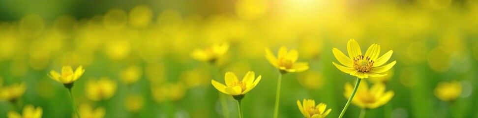 Obraz premium Delicate rapeseed flowers bloom in a garden field, agriculture, rapeseed flowers