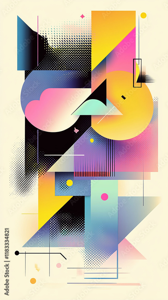 Poster retro-themed event poster blending nostalgia with cutting-edge tech visuals.