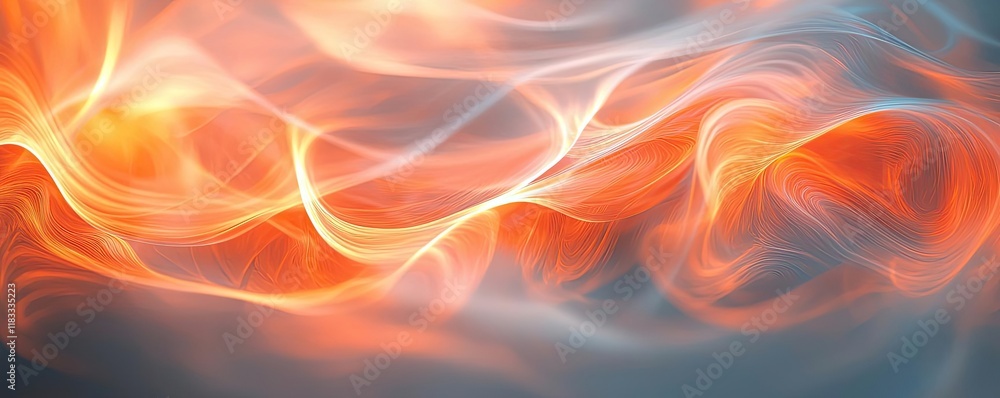 Poster fire abstract background concept. an abstract art piece featuring vibrant colors and flowing shapes 