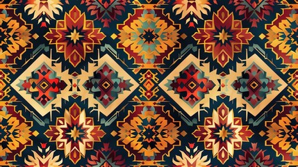 turkish kilims pattern wallpaper