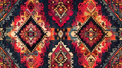 turkish kilims pattern wallpaper