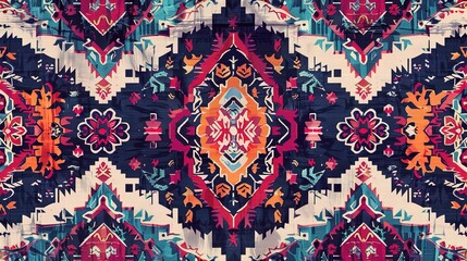 turkish kilims pattern wallpaper