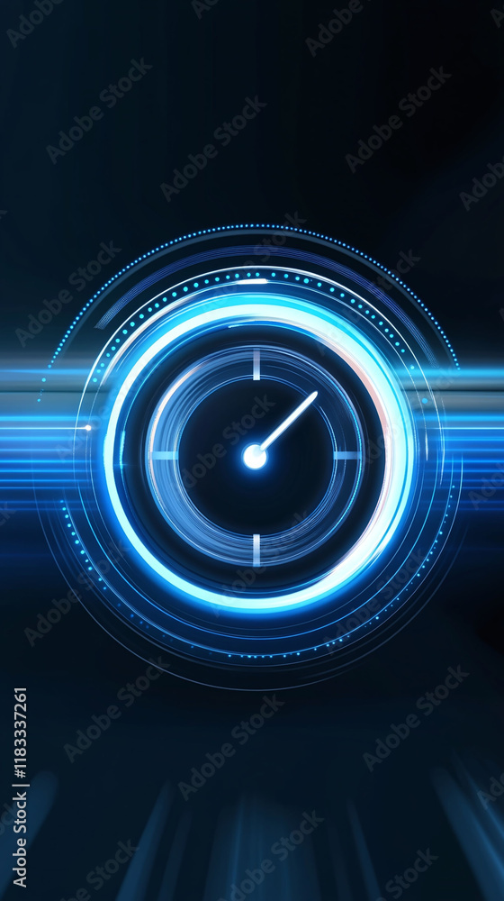 Aufkleber stylized loading bar illustration symbolizing progress in a corporate project timeline.