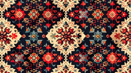 turkish kilims pattern wallpaper