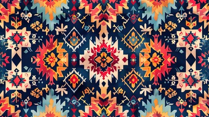 turkish kilims pattern wallpaper