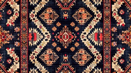 turkish kilims pattern wallpaper