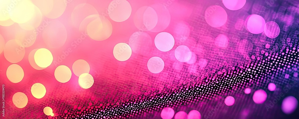 Poster dots abstract background idea. a vibrant abstract background featuring colorful bokeh lights in a dr