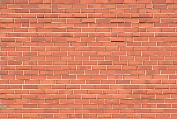 Obraz premium The background of the brick wall with dark orange is beautifully arranged. Ancient wall Grunge background The backdrop may be used in interior design 