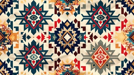 Turkish kilims pattern wallpaper