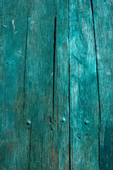Fototapeta premium wooden plank painted green