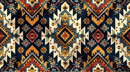Turkish kilims pattern wallpaper