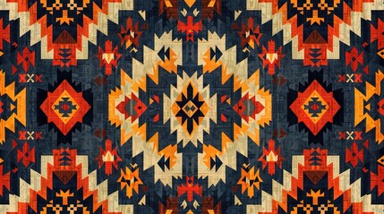 Turkish kilims pattern wallpaper