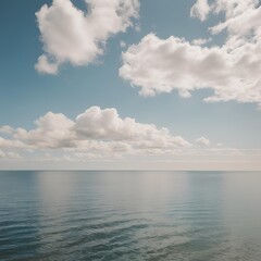 Fototapeta premium blue sky and sea