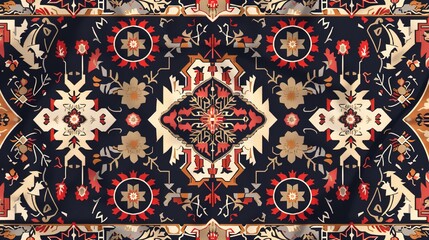Turkish kilims pattern wallpaper