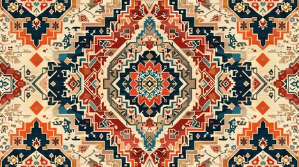 Turkish kilims pattern wallpaper