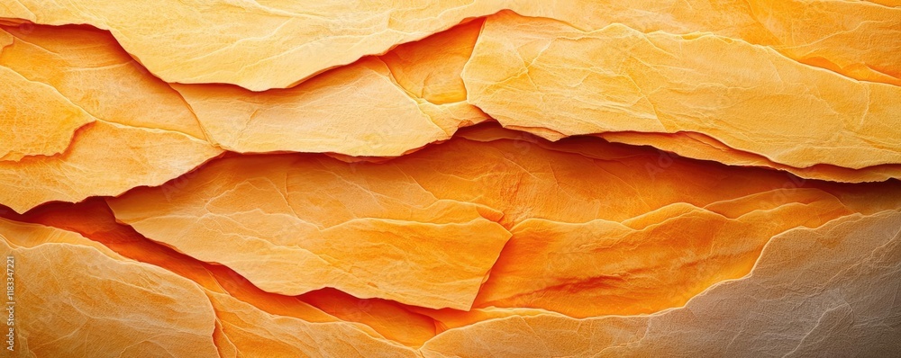 Poster fire abstract background concept. abstract background featuring layers of textured orange paper crea