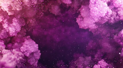 Fototapeta premium Abstract Purple Nebula Cosmic Dust Background